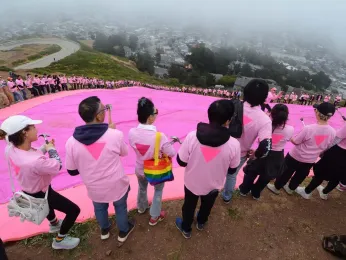 SF pink triangle display marks 30 years