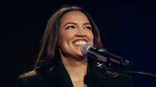 AOC Challenges Riley Gaines Over Trans Athletes Debate, Urges Her to 'Get a Real Job'